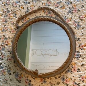 Round Rope Wall Mirror